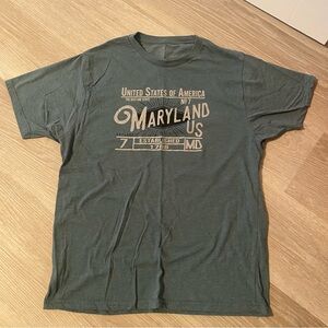 Men’s XL Maryland Teal T-Shirt